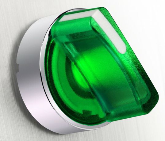 Переключатель 2-х поз. с фикс. 1НО+1Н3 инд. 24V зел. SchE XB4BK123B5 Schneider Electric