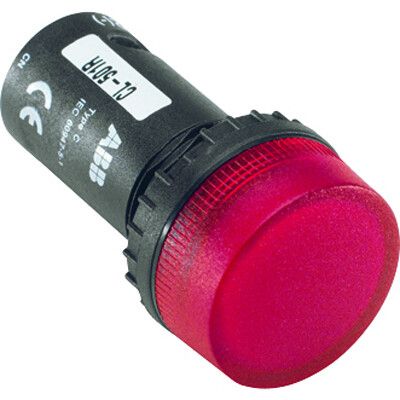 Лампа CL-502R красная со встроенным светодиодом 24В AC/DC | 1SFA619402R5021 ABB