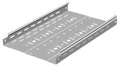 Металлический лоток перфорированный 300х50х3000, толщ. 1,0 мм, Сендзимир цинк, 014350 | ЛПМЗТ-300х50х3000-1,0-СЦ Ostec ЛПМЗТ(М)-300х50х3000 (1 мм)