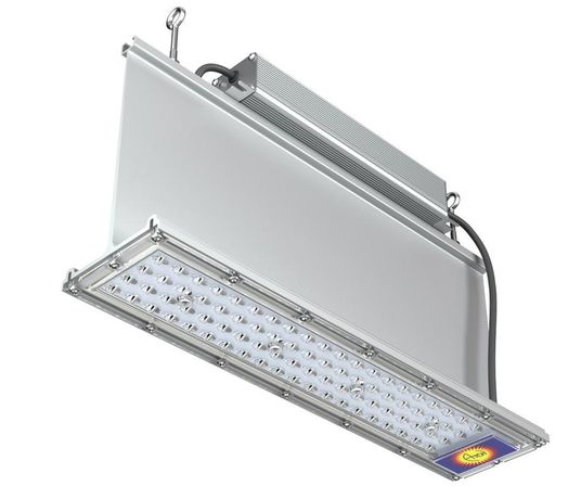 Светильник светодиодный АТ-ДСП-02-200-Д-220VAC Rail 200Вт 5000К IP65 25000лм 220В 800х210х90мм CREE угол 1/2 яркости светодиода 120град. КСС Д промышленный бел. АТОН АТДСП02200Д АТ-ДСП-02-200-Д-220VAC-IP65