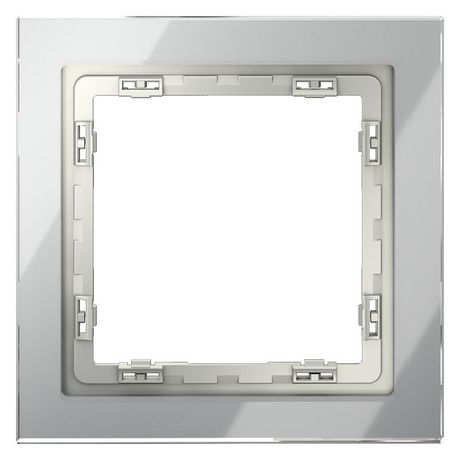 Рамка 1-м S70 стеклян. сталь Voltum VLS110105 Voltum арт. VLS110105