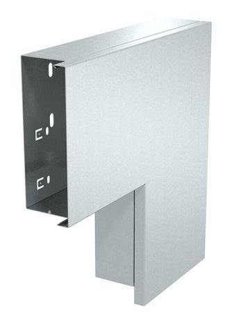 Плоский угол с крышкой кабельного канала LKM 60x150 мм (сталь) (LKM F60150FS) | 6248012 OBO Bettermann