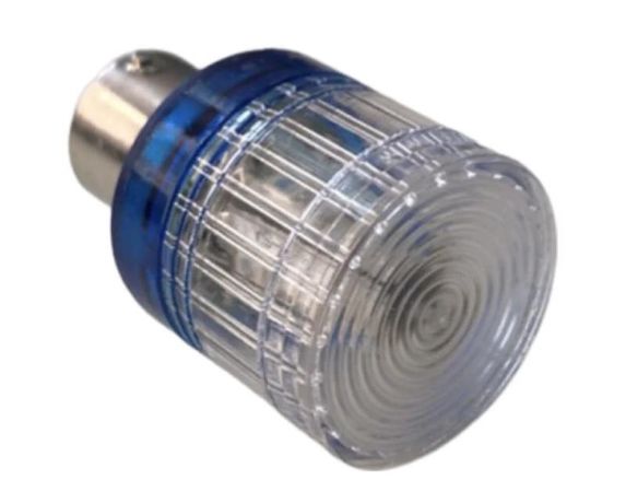 Светодиод LED, цоколь BA15S, для сигнальных колонн серии IK, синий цвет - IKML024M EMAS
