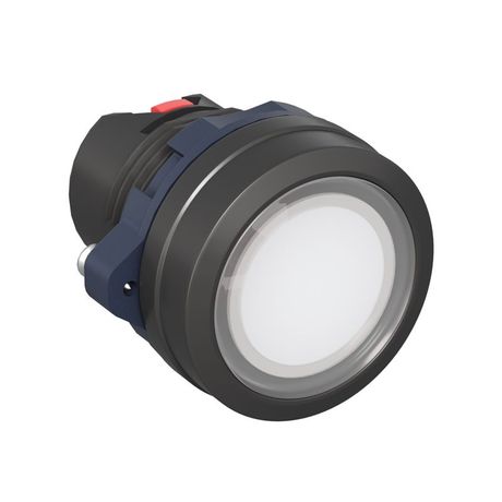 Головка кнопки плоская прозрачная с фиксацией, белая | M22P-FLLWP DKC ДКС