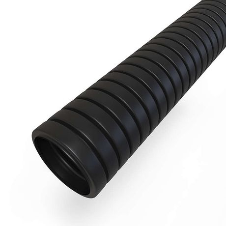 Труба гофрированная из ПНД с зондом, черная ø16 мм, (бухта 100 м/уп.) | 28-0016-3 REXANT MEET