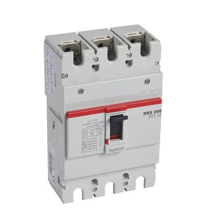 Выключатель автоматический 3п 175А 25кА DRX250 стационарн. Leg 027114 Legrand