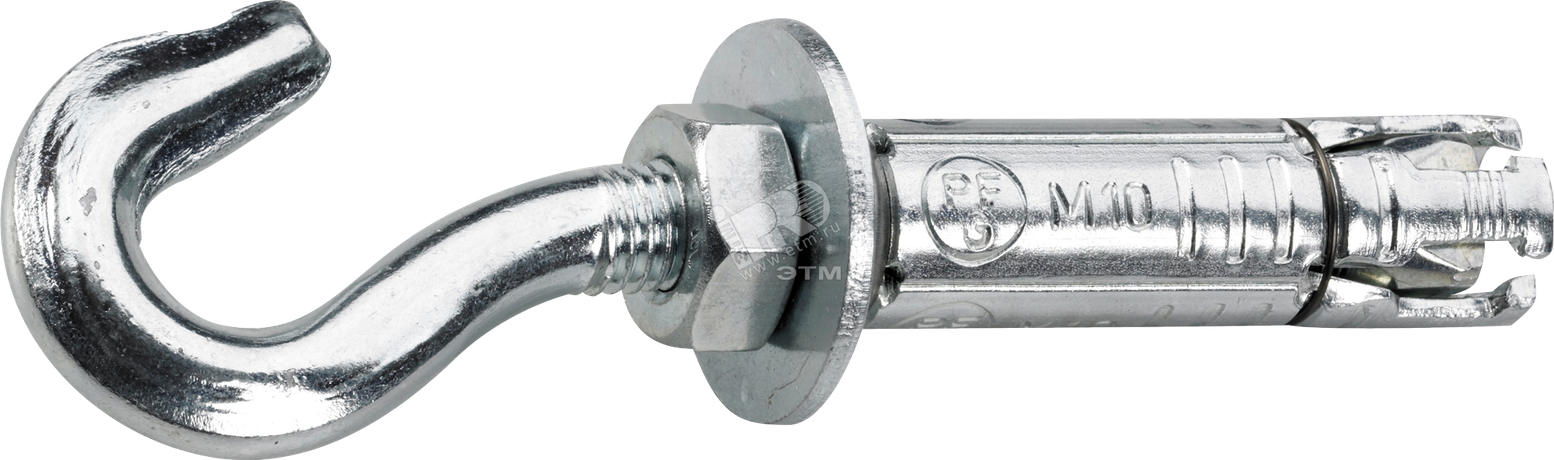 Анкер PFG HBF c крюком для высоких нагрузок М10х60 (10шт) - 9640077332 Sormat 568