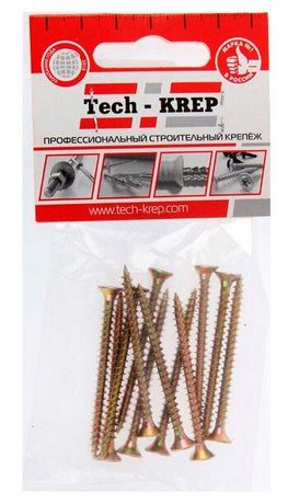 Саморез ШУж 3,0х50 пот. гол. (16 шт) - пакет ( 0,027 кг) | 136367 Tech-KREP
