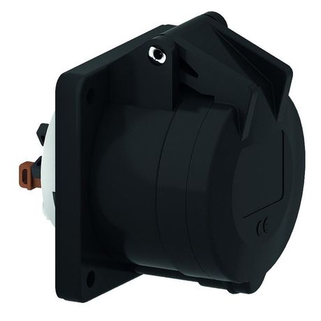 Розетка панельная 5р(3p + N PE) 16А 230-380 QC черная IP44 I 130271-Bals Bals