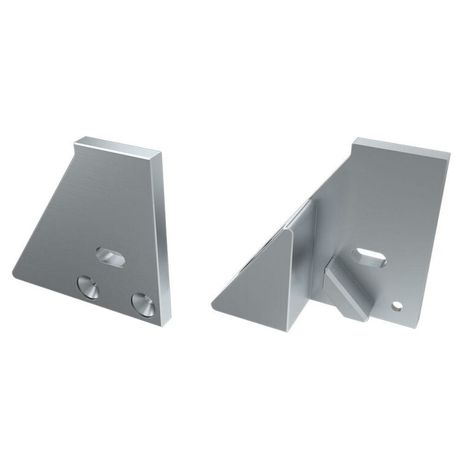 Заглушка для ALM-GLASS-10 с опорой левая отверстием (ARL, Металл) - 026738 Arlight