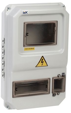 Корпус пластиковый ЩУРн-П 3/7-2 IP55 (390х245х114мм) | MSP372-3-55 IEK Снят с пр-ва