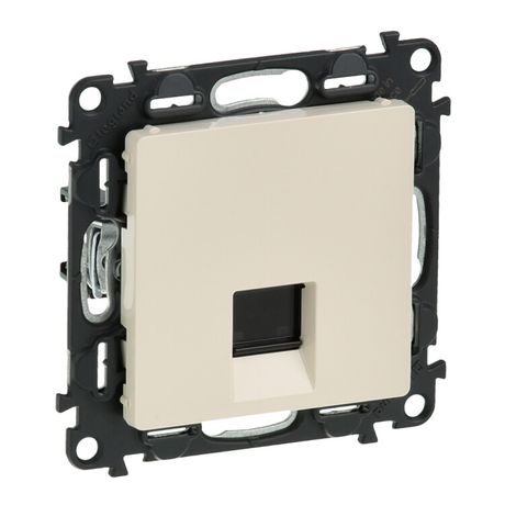 Розетка компьютерная 1-м Valena Life RJ45 кат.5E UTP с лицев. панелью механизм сл. кость Leg 753540 Legrand