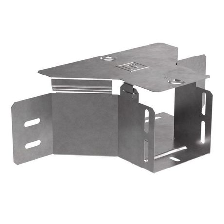 Ответвитель горизонтальный с крышкой Стандарт 100х100 | PR16.1175 Промрукав Строитель