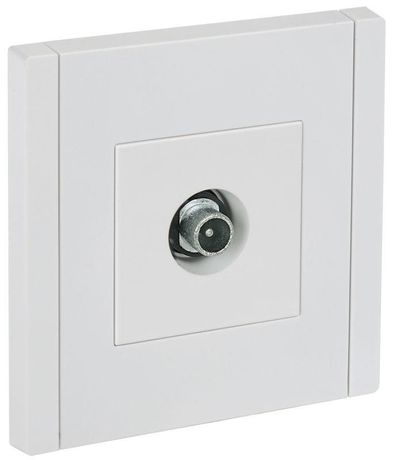 Розетка TV проходная FORTE&PIANO FP229 бел. IEK FP-A10-P-K01