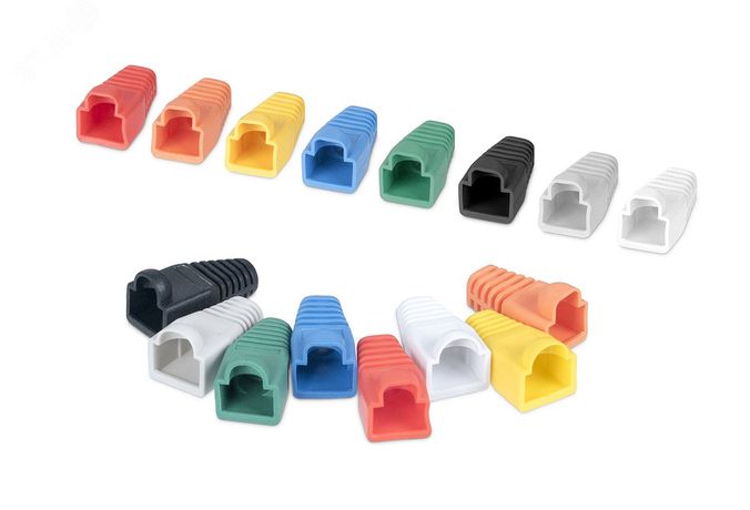 Колпачок изолирующий для разъемов RJ-45, красный, d-6.1 мм - CAP-RD Cabeus 7443c