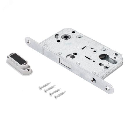 Замок врезной АЛЛЮР АРТ ML 85-50 SC мат.хром ХЕДЕР без ц/м МАГНИТНЫЙ - 14124 ПТК