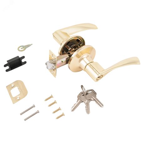 Защёлка СТАНДАРТ 8901 ET PB золото кл/фикс - 10129 ПТК