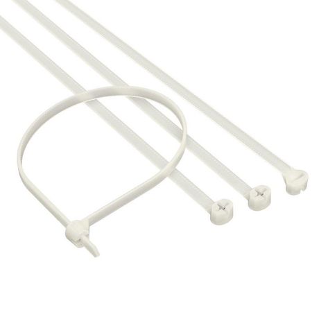 Хомут кабельный 4.8х300 P6.6 с двойным замком бел. (уп.100шт) DKC 21217SR ДКС