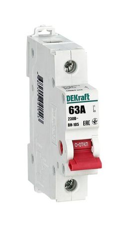 Выключатель-разъединитель ВН-105 ВН105-1P-063A DEKraft 17082DEK APC