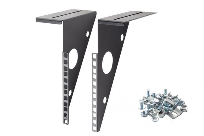 Кронштейны для крепления к проволочным лоткам 4U | 27U-4U-04BL Eurolan