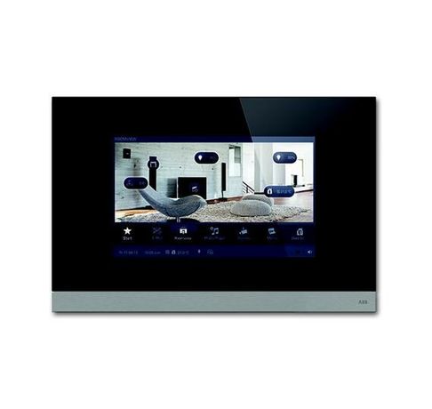 Панель управления сенсорная Busch ComfortPanel 9 черное стекло | 8136-0-0026 2CKA008136A0026 ABB