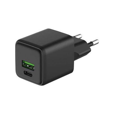 Устройство зарядное сетевое с двумя портами USB-A и USB-C 20Вт GaN Rexant 18-2202 MEET