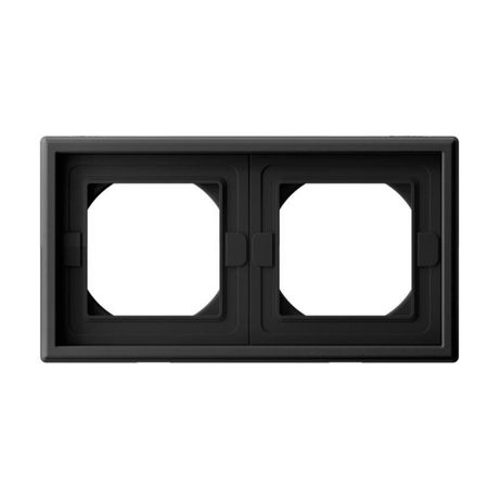 Рамка 2-м ArtGallery IP44 карбон SE GAL441002 APC