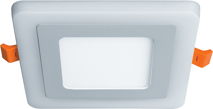 Светильник светодиодный ДВО NLP-SC2-6+2W-WB-LED (140x140) 6Вт 3300-5300К IP20 опал | 71823 Navigator 19494