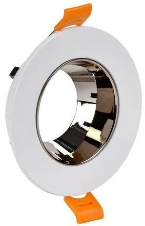 Светильник точечный 4106 встр. поворотн. GU10 белый/шокол. пласт. | LT-UVB0-4106-GU10-1-K30 IEK