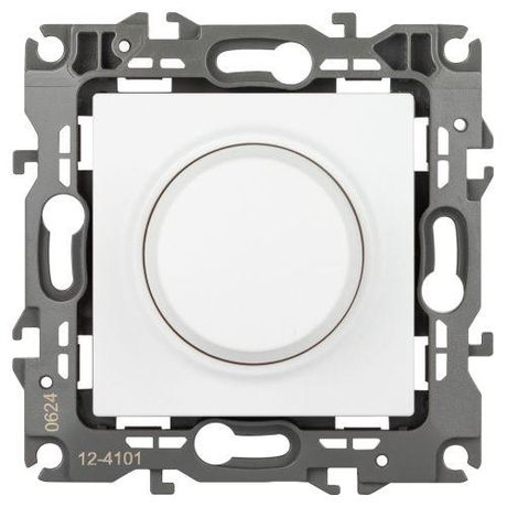 Светорегулятор Серия 12 12-4101-01М поворотно-нажимной, 400ВА 230В, белый матовый - Б0065670 ЭРА
