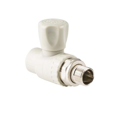 Кран шаровой для радиатора прямой PPR 25х3/4 сер. RTP 27863