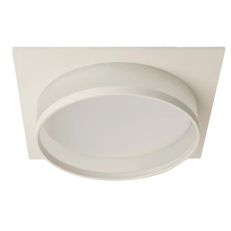 Светильник потолочный встраиваемый, 25W 230V GX70, белый, квадрат, без лампы, DL701 | 51095 FERON