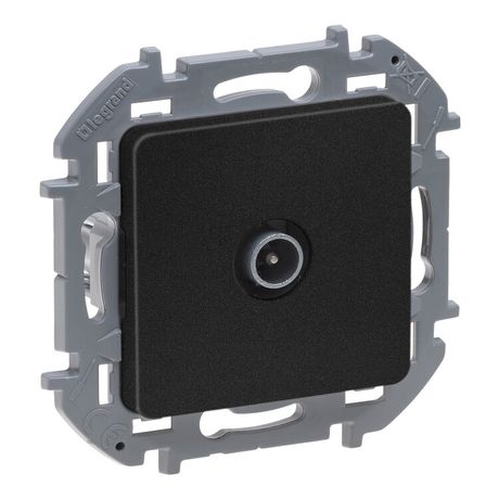 Розетка телевизионная оконечная TV Inspiria 10дБ 5-862мГц механизм антрацит IEK 673873 Legrand