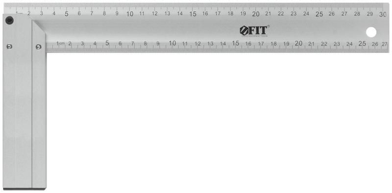 Угольник столярный литой алюмиевый Профи 300 мм - 19553 РОС