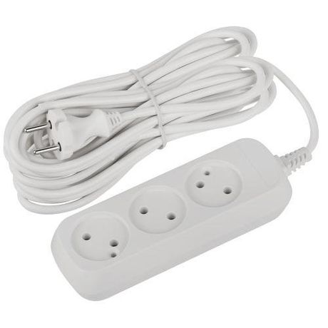 Удлинитель электрический ЭРА UDL-10-3100 Greenline 3 розетки без заземления 10м ПВС 2x1мм2 | Б0065024