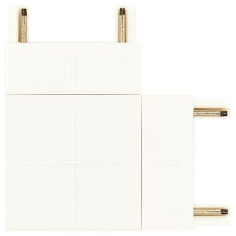 Коннектор угловой для тонкого магнитного шинопровода бел. TRM-S5-CC WH Эра Б0059023