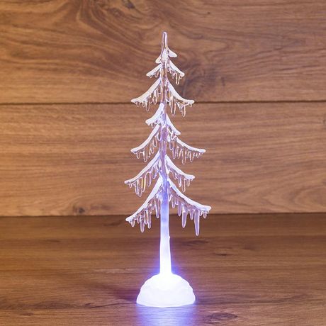 Фигура светодиодная "Елочка" 25см 1LED 0.1Вт IP20 на подставке элементы питания 3хAG13(LR44) (в компл.) Neon-Night 513-032