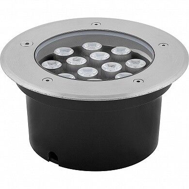 Светильник светодиодный тротуарный ДВУ-12w RGB IP67 круг - 32023 FERON