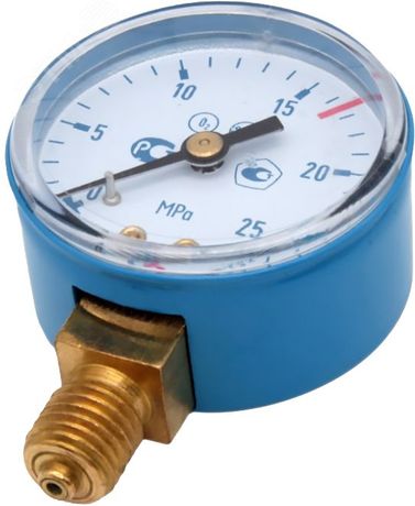 Манометр сварочный радиальный ТМ-210Р.00 0...0.6 МРа М12x1.5 кл.2.5 ГАЗ - 00000004057 РОСМА