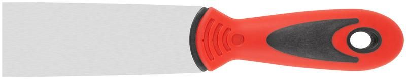 Шпатель 40мм прорезиненная ручка нерж. сталь КУРС 06711