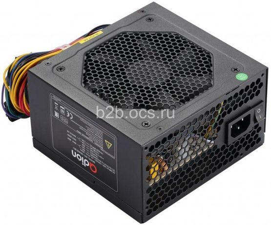 Блок питания QD400 80+ Power Supply QDION ATX 400Вт 120мм 3xSATA 1xPCI-E(6) APFC FSP 1000430223