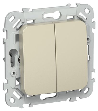 Выключатель 2-кл. СП FLITE ВС12-1-0-ФлШ 10А механизм шампань IEK FI-V20-0-10-1-K37 IEK (ИЭК) арт. FI-V20-0-10-1-K37