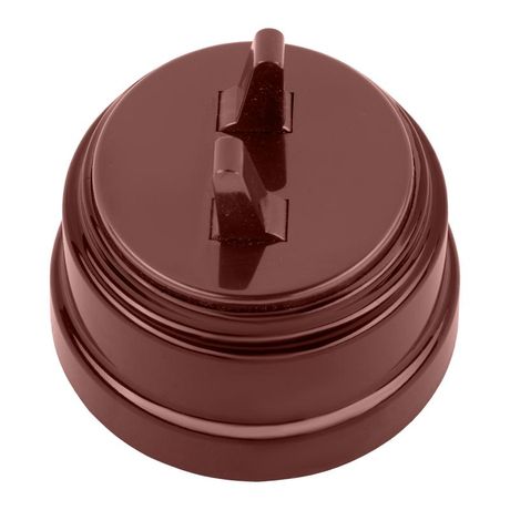 Выключатель 2-кл. тумблерный ОП РЕТРО 10А Bylectrica А510-2204 коричневый