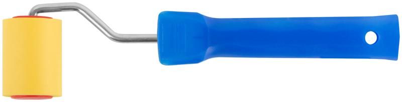 Валик прижимной для обоев, резиновый желтый, 50 мм - 02980 РОС