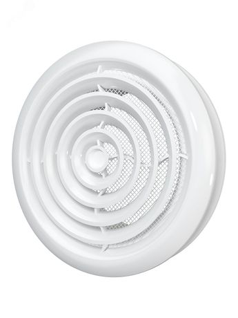 Диффузор приточно-вытяжной со стопорным кольцом и фланцем D100 - 13398 ЭРА 10DK