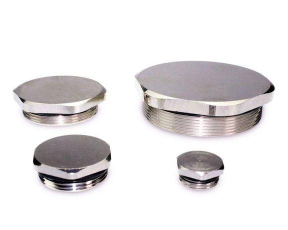 Заглушка латунная шестигранная ЗР2-ЛР-М32х1,5 IP66/IP67/IP68 | zeta35060 ГОФРОМАТИК ЗЭТА