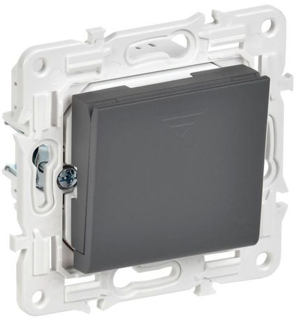 Выключатель карточный SKANDY 30А SK-V15G графит IEK SK-V11-0-10-K53