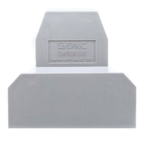 Изолятор торцевой для клемм KRUK-3-5 (уп.100шт) DKC D-KRUK-3-5 ДКС