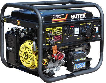 Электрогенератор DY8000LXA 1ф 6500Вт с АВР HUTER 64/1/30