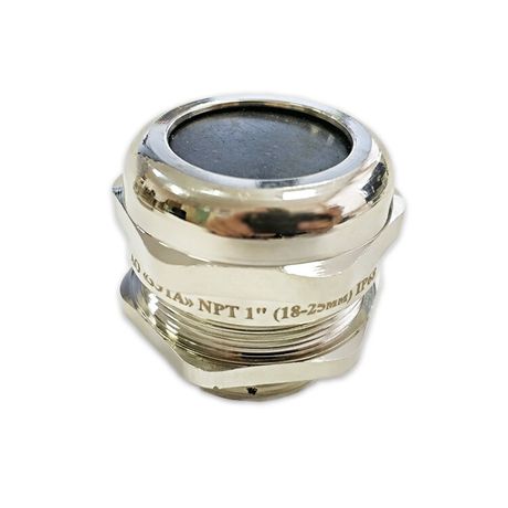 Кабельный ввод латунный NPT1 УТ1,5 (d кабеля 18-25 мм) | zeta30184 ЗЭТАРУС (Завод электротехнической арматуры)